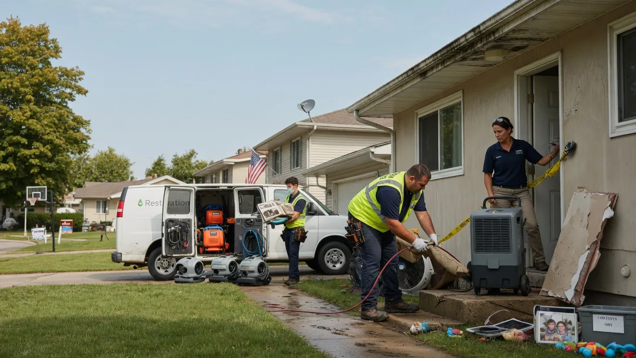 Water Damage Restoration in Fredericksburg, IN near me